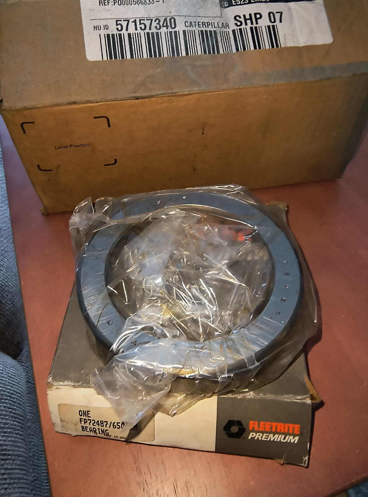 FLEETRITE PREMIUM NavistarInternational 72487 Bearing Race 65071-H Race Cup NOS