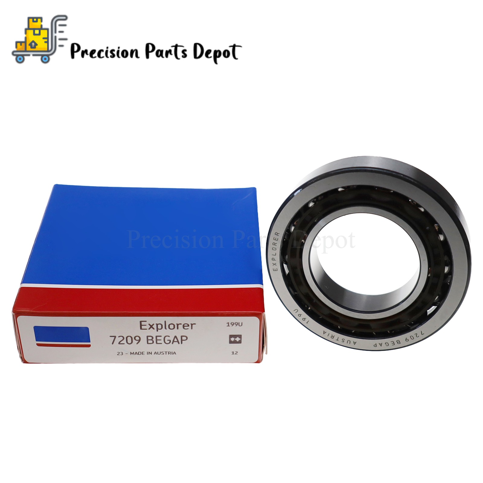 NEW For SKF 7209 BEGAP Angular Contact Ball Bearing 45x85x19 mm US