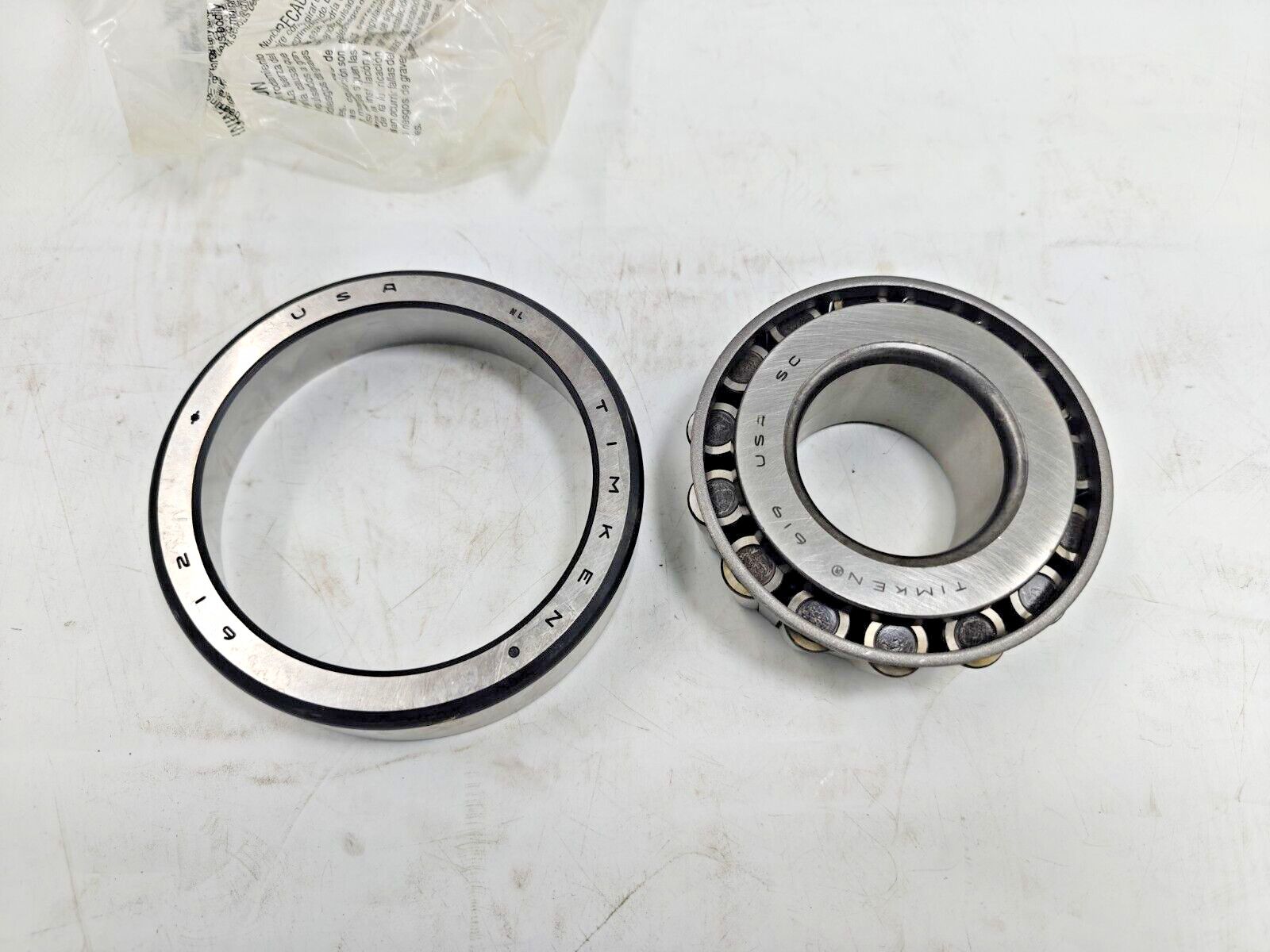 619 / 612 Timken Tapered Roller Bearing Cone&Cup 2″ Bore NEW OPEN BOX 612 – 619