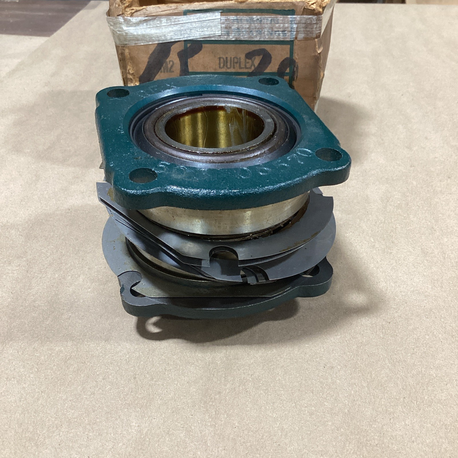 Rexnord 505 06570 33412 1-3/4″ Bore Roller Insert Cartridge Bearing 4-Bolt Flang