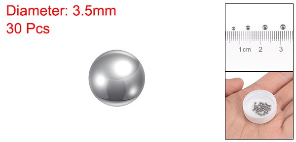 30pcs 3.5mm Chrome Steel Bearing Balls G5 Precision