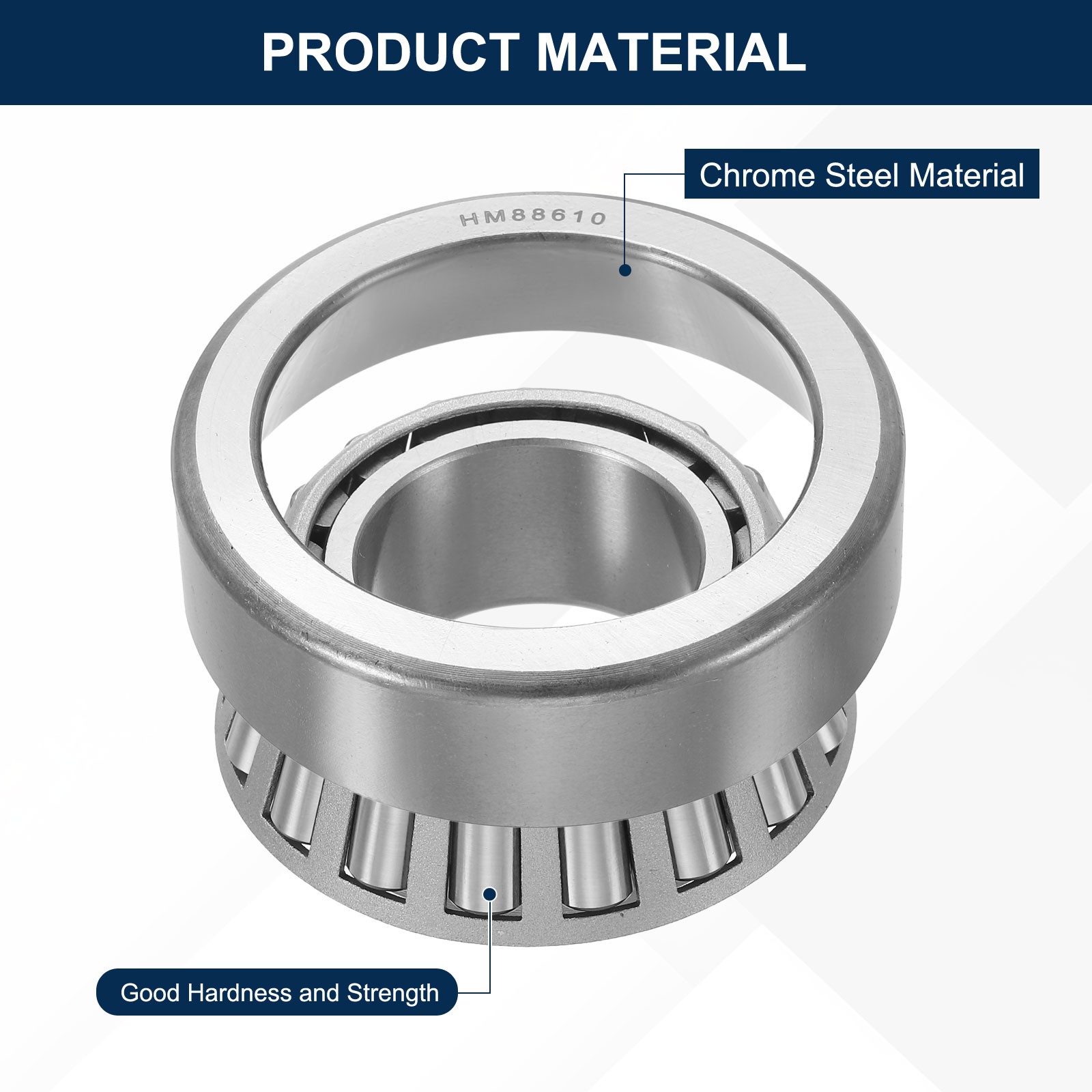 HM88649/10 Tapered Roller Bearing Cone and Cup 1.36″ Bore x 2.83″OD P6