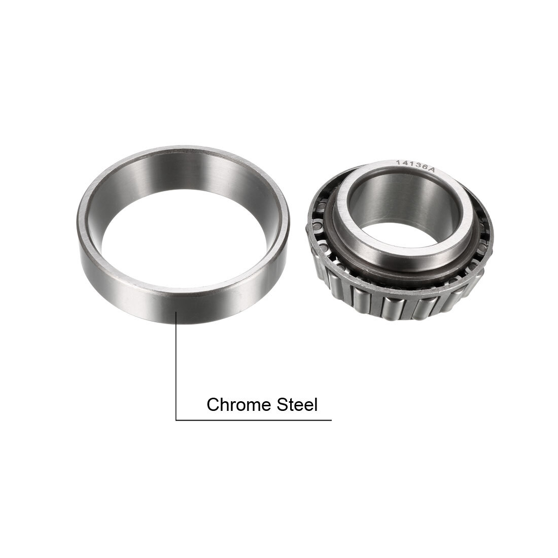 2pcs 14136A/14276 Tapered Roller Bearing Cone and Cup Set 1.375″ Bore 2.717″ OD
