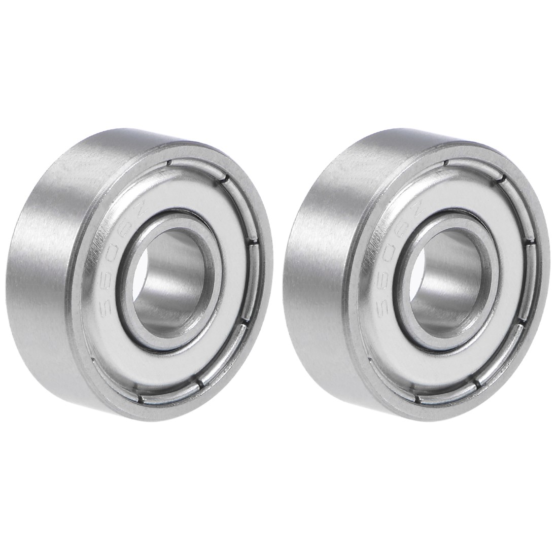 S606ZZ Stainless Steel Ball Bearing 6x17x6mm Double Shielded 606Z Bearings 2pcs