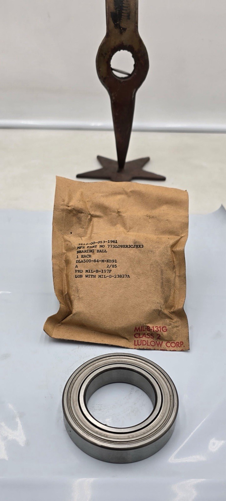773L09 NEW DEPARTURE Premium Single Row Ball Bearing MIL-G-23827A NEW OEM