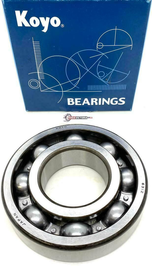 KOYO 6312 CM BEARING NO SHIELDS 60x130x31 mm SAME DAY SHIPPING JAPAN