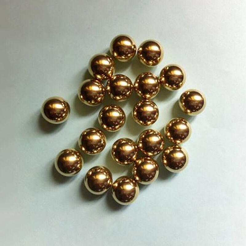 0.9mm~16mm Ball Solid Brass Industrial Precision Bearing Ball Brass Coppers Ball