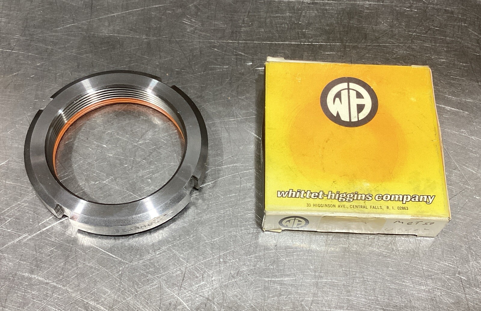 Whittet Higgins High Strength Bearhug Threaded Shaft & Bearing Nos Surplus