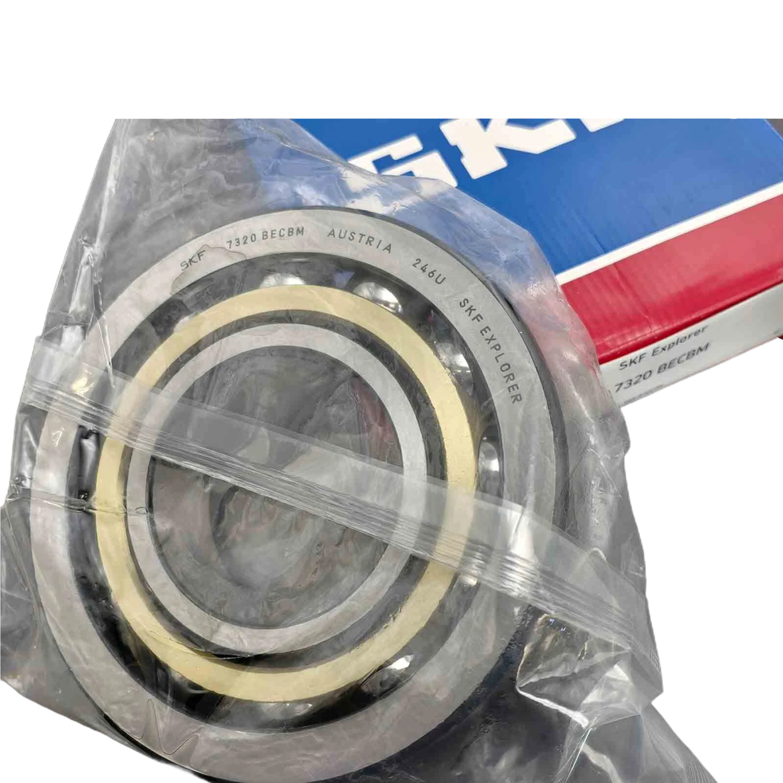 New Angular Contact Ball Bearing for SKF 7320 BECBM 100x215x47mm US