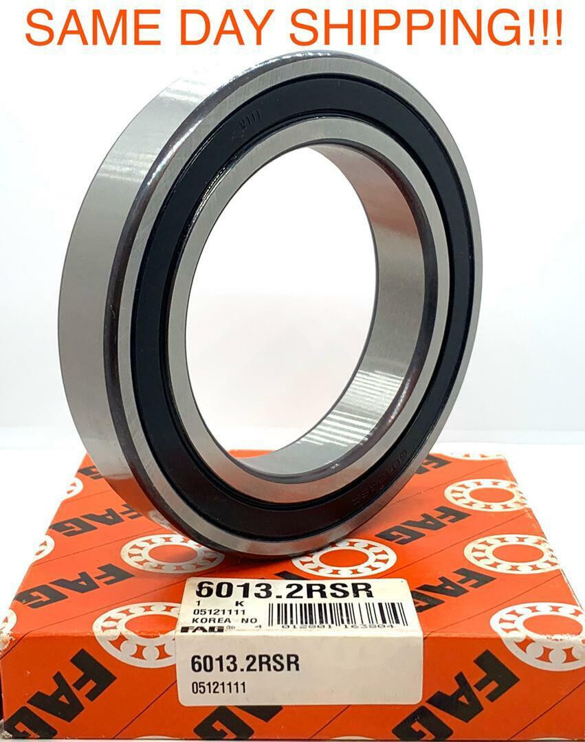 FAG 6013 2RSR C3 DEEP GROOVE BALL BEARING, RUBBER SEALED 65x100x18mm