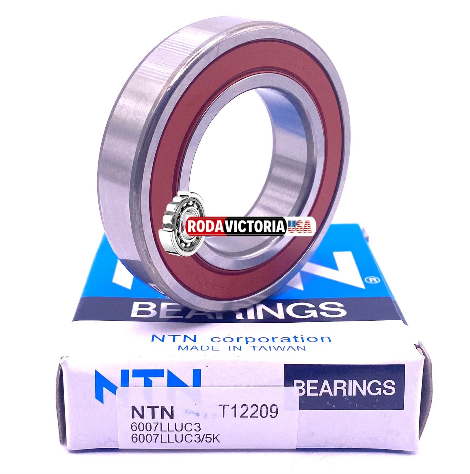 NTN 6007LLUC3 BALL BEARING, RUBBER SEALED 6007 2RS 6007RS DDU LLB 35x62x14mm