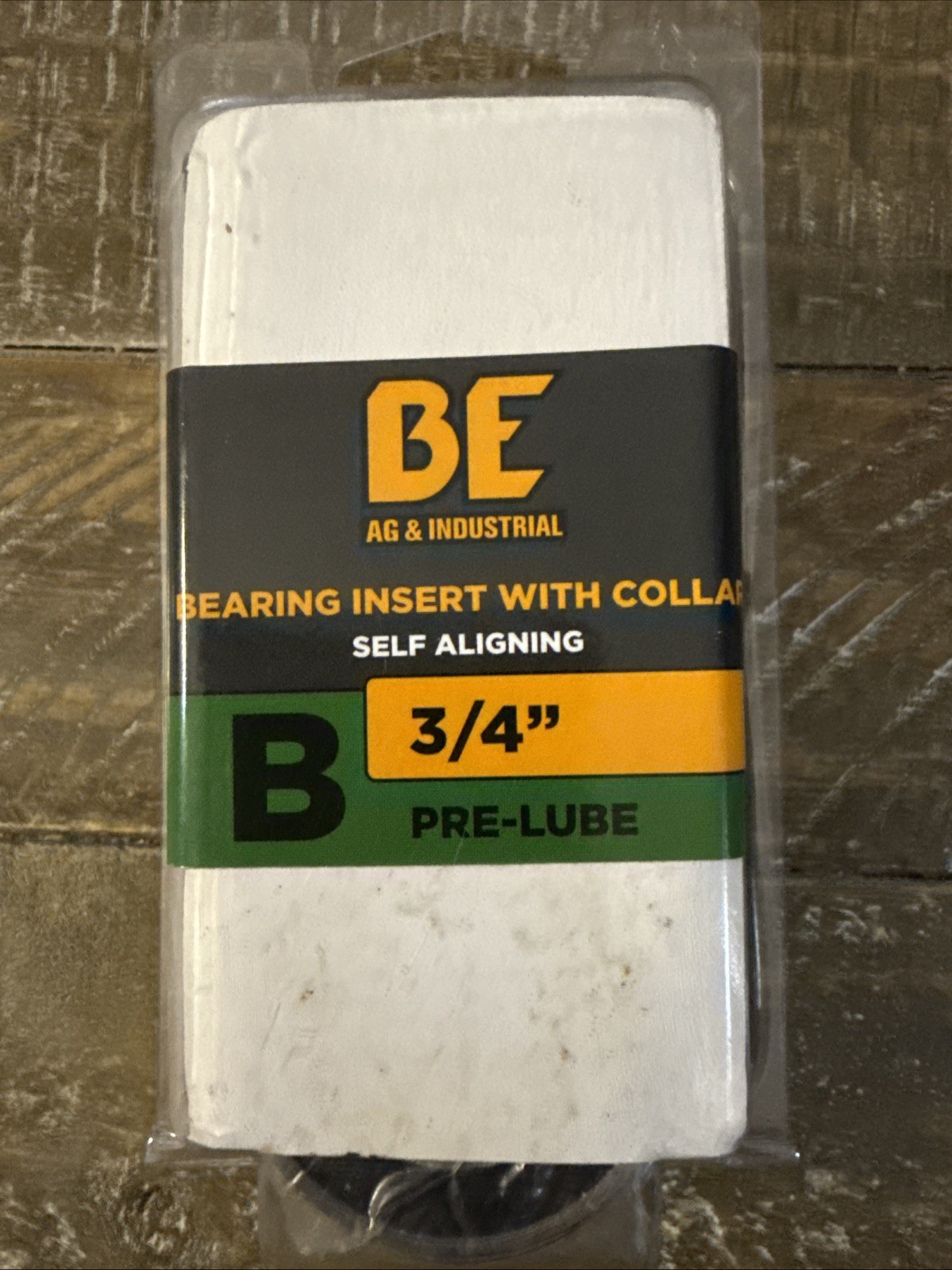 BE Co Bearing Insert With Collar 3/4” Pre Lube