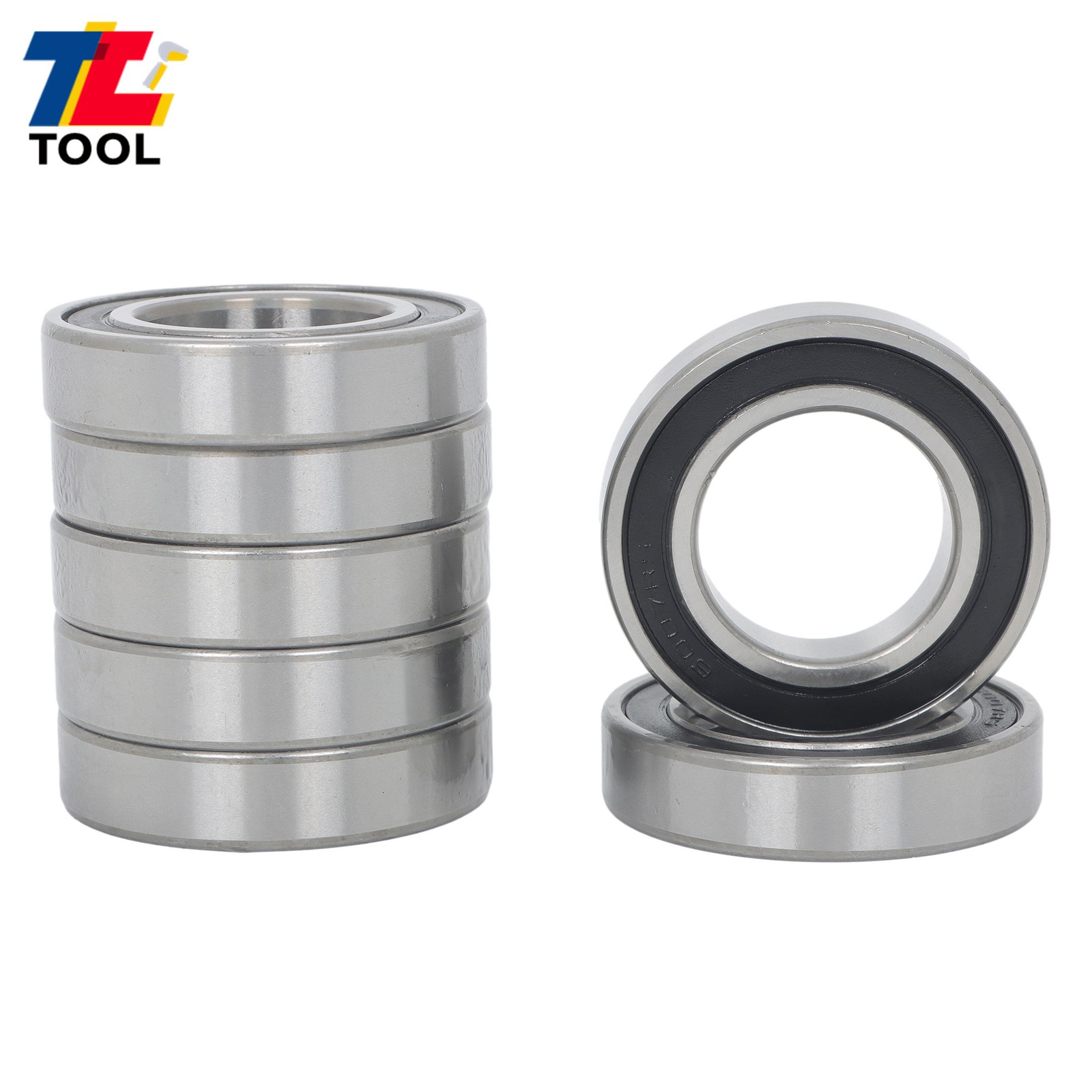 Industrial 6007-2RS Bearings 10pcs 35x62x14mm Double Sealed
