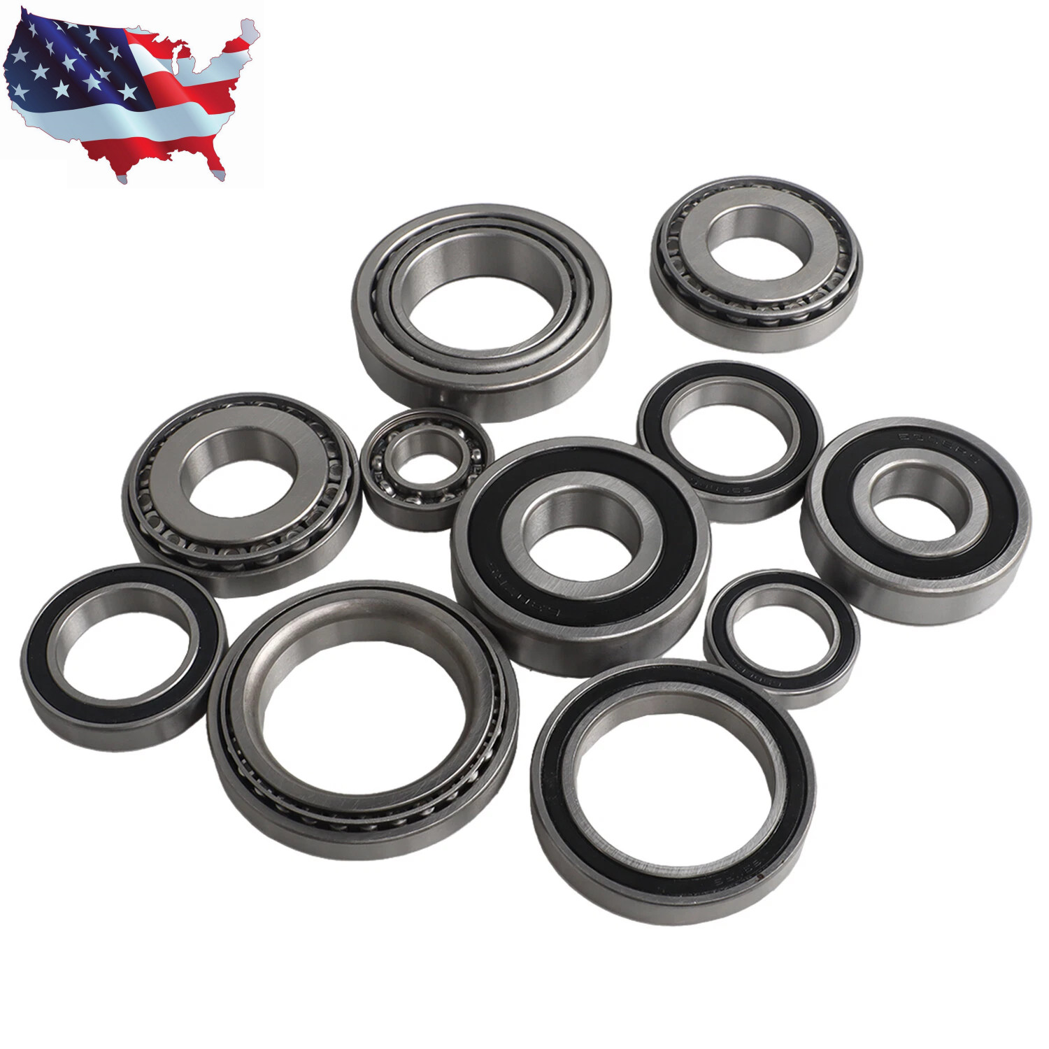 11PCS FOR C-max, Fusion, Lincoln Hybrid HF35 Transmission Set of Bearings NEW