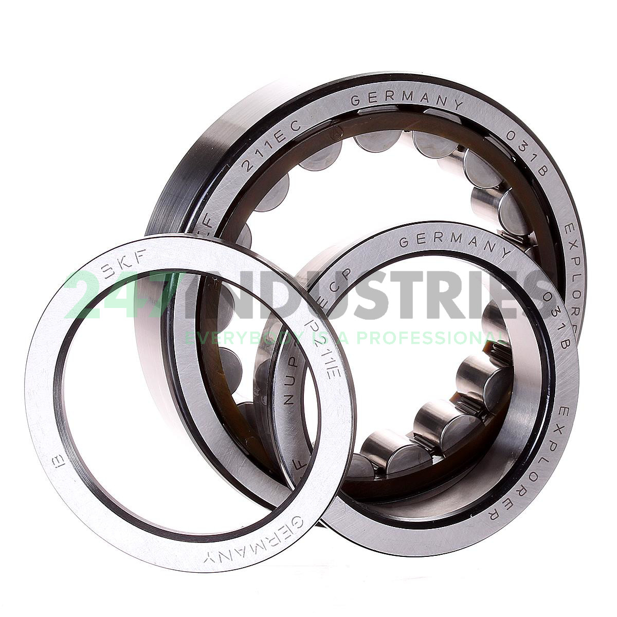 NUP211ECP SKF 55 x 100 x 21 mm CYL. ROLL. SINGLE ROW