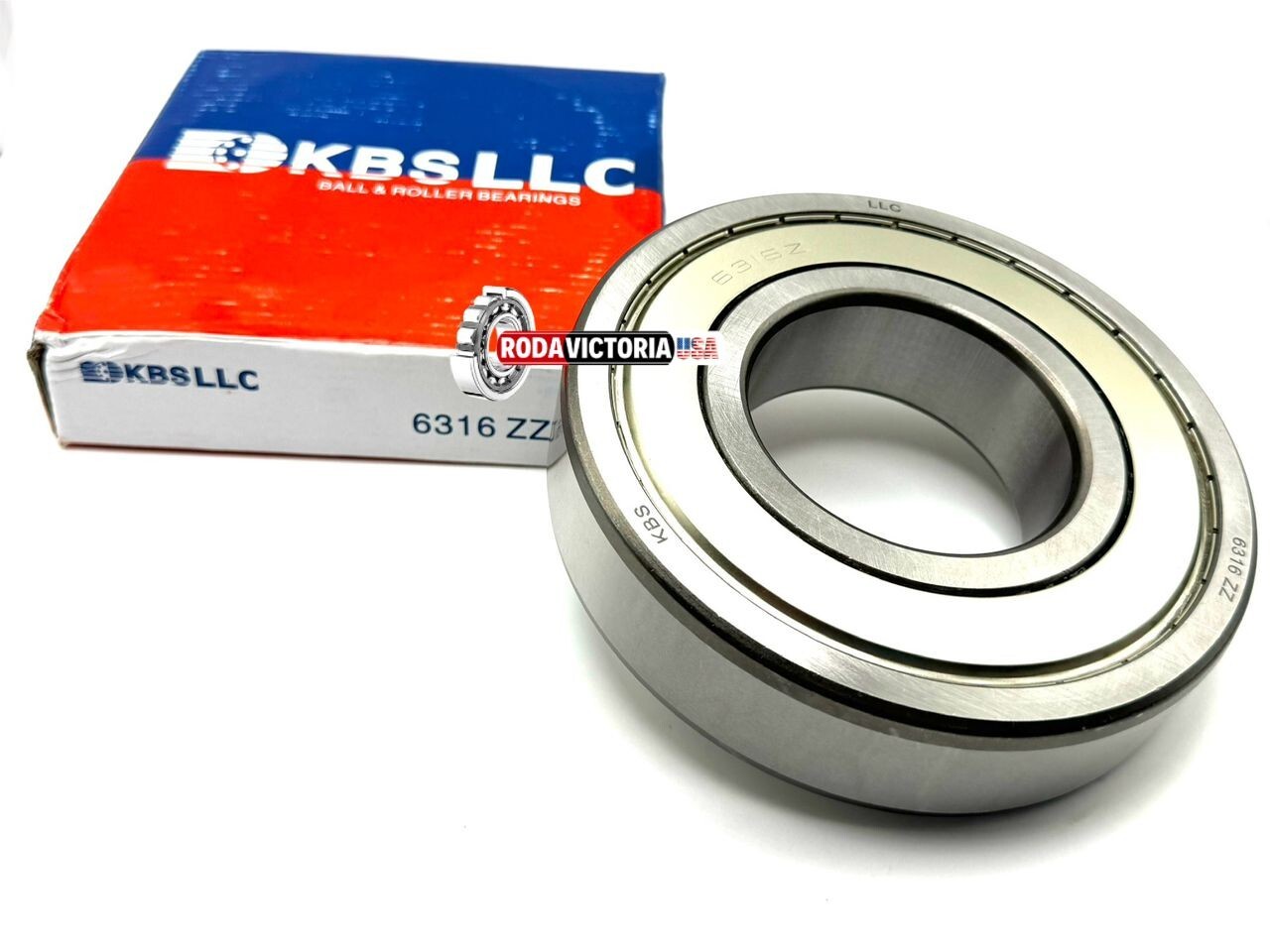 KBS 6316 ZZ DEEP GROOVE BALL BEARING, METAL SHIELDED 80x170x39 mm