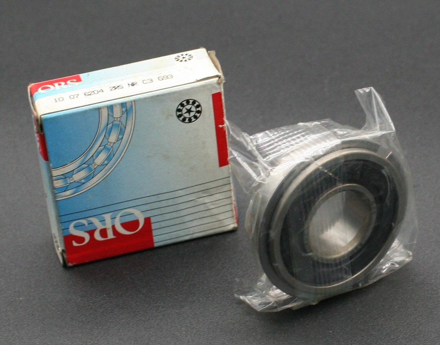 One (1) ORS 6204 2RSNR Deep Groove Bearing 20 MM ID w Snap Ring Turkey NEW