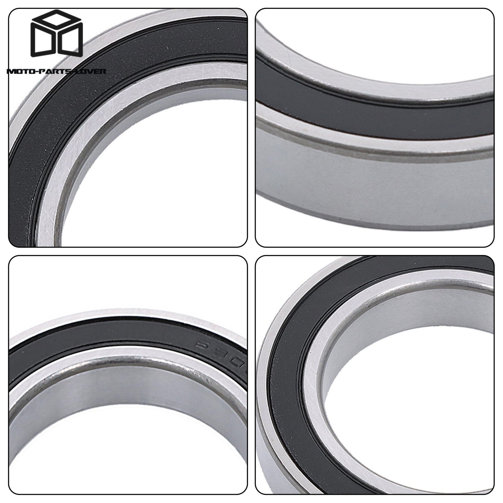 40x62x12mm 6908-2RS Bearings 10pcs Double Rubber Sealed