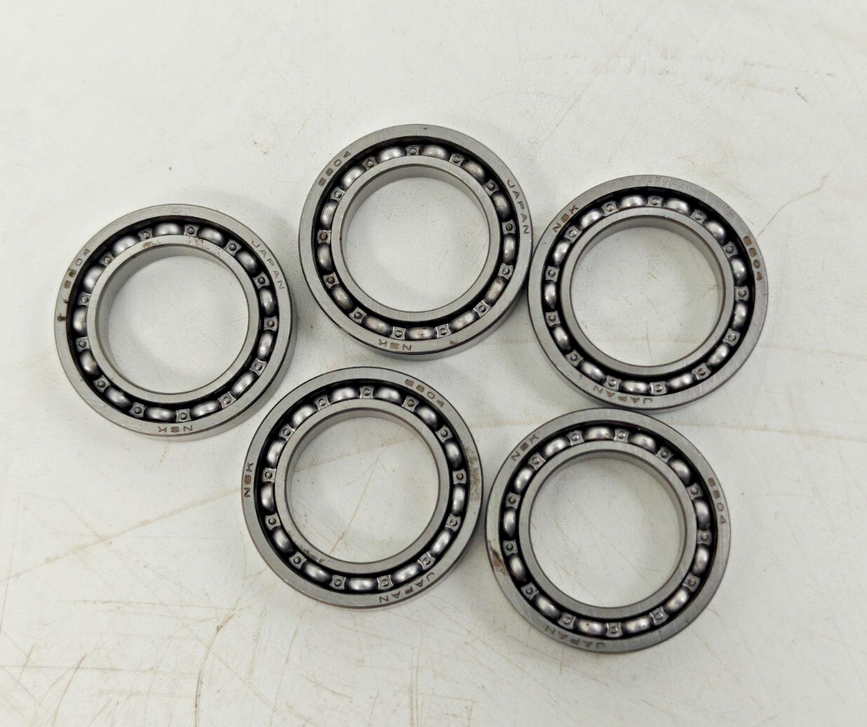 (5Pcs.) 6804 / 61804 NSK Deep Groove Ball Bearing 20x32x7mm Lot Of 5