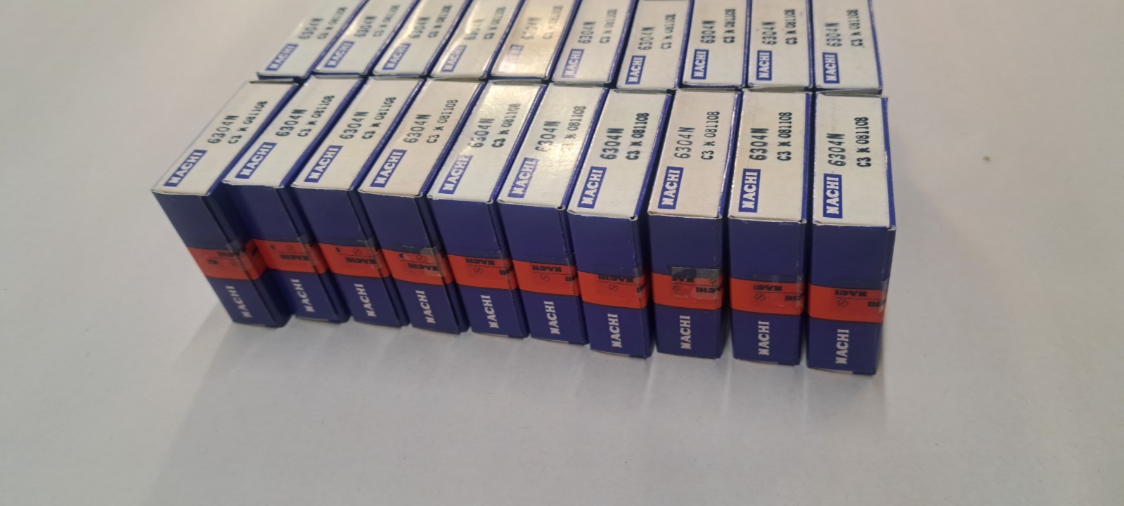 29x NACHI 6304 C3 DEEP GROOVE BALL BEARING, OPEN TYPE, NO SEALS 20x52x15 mm