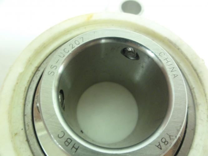 186629 Old-Stock; HBC FL207 Flange Bearing; 2-Bolt; 35mm ID