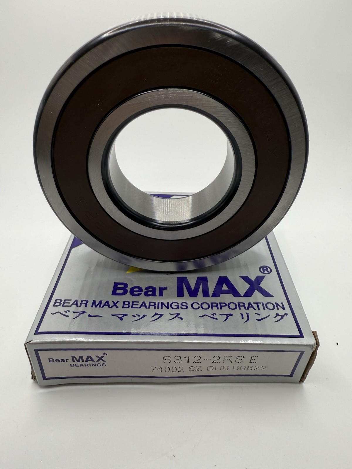 1 pc BearMAX 6312-2RS 60x130x31mm Rubber Seal Deep Groove Ball Bearings 63122RS