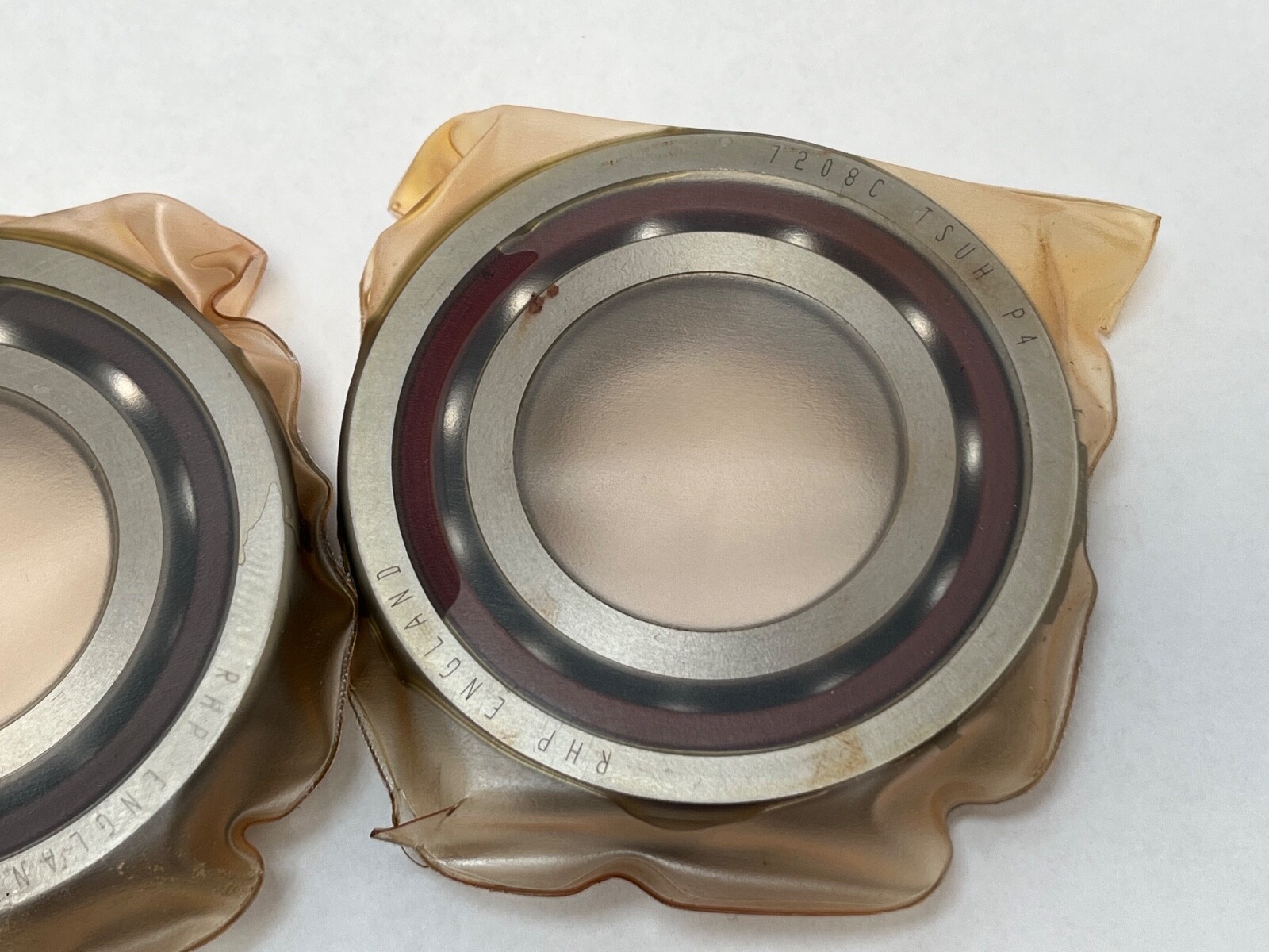 RHP 7208CTDUHP4 Bearing 40x80x18 mm 7208C 7208-C-T-DUH-P4 England 2 Pcs