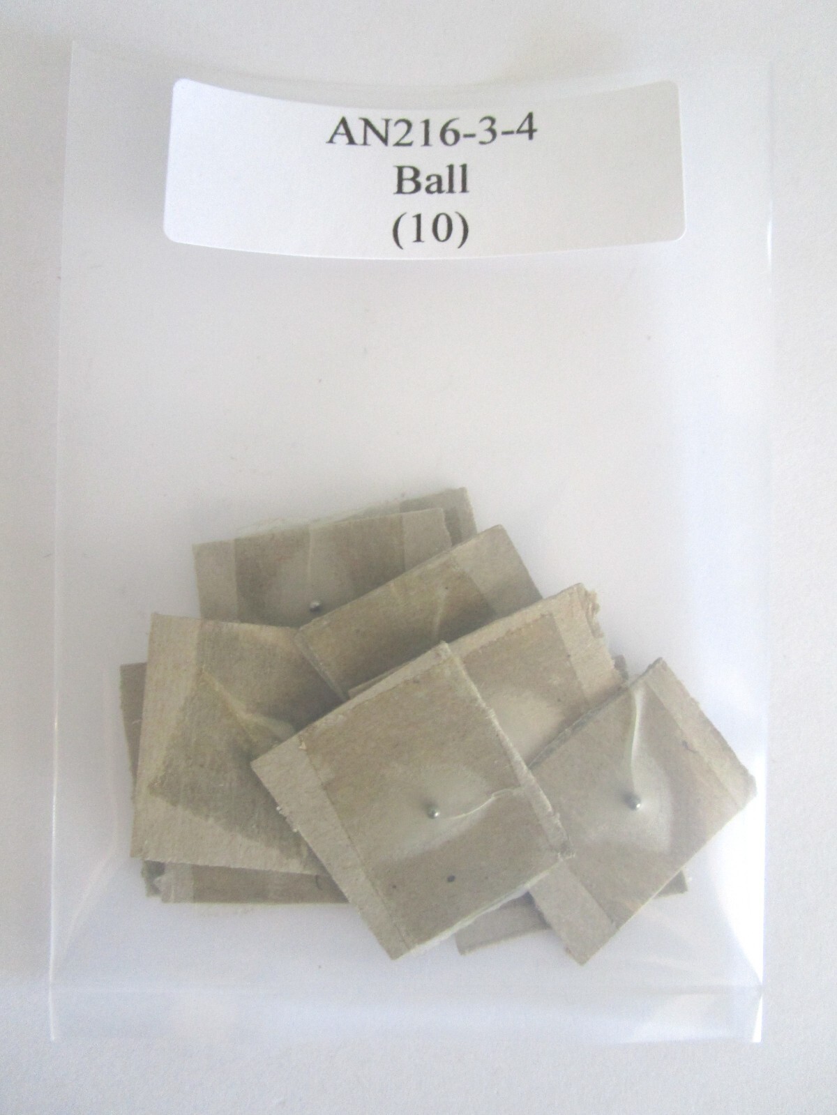 AN216-3-4 Bearing Ball 1/16″ Steel Alt. MS19059-2404 – Lot of 10