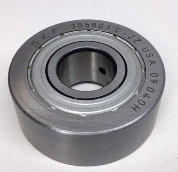 SKF 305803 C-2Z Ball Bearing Crowned Yoke Roller 17mm ID X 47mm OD X 17.5mm W