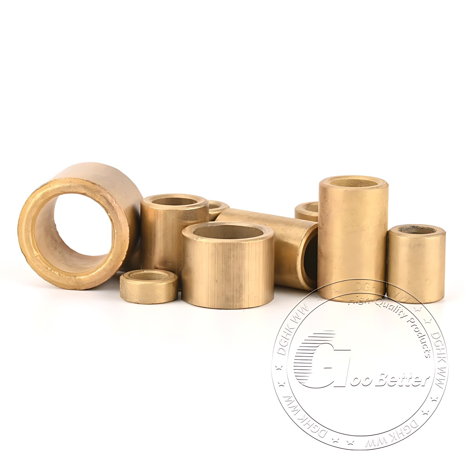 Metric Oilite Plain Bronze Sintered Bearing Bushe Series Self Lubricating Sleeve