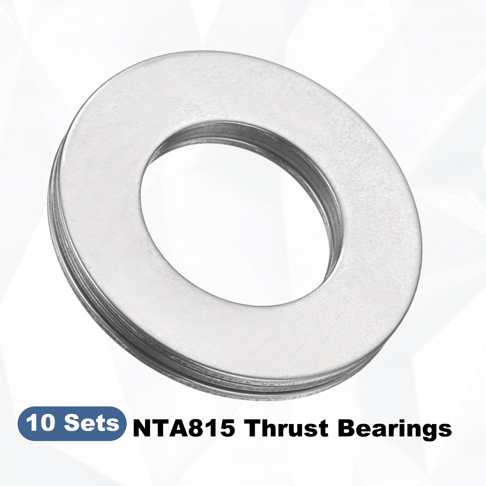 10pcs NTA815 Needle Roller Thrust Bearings with Washers 1/2″x15/16″x1/8″
