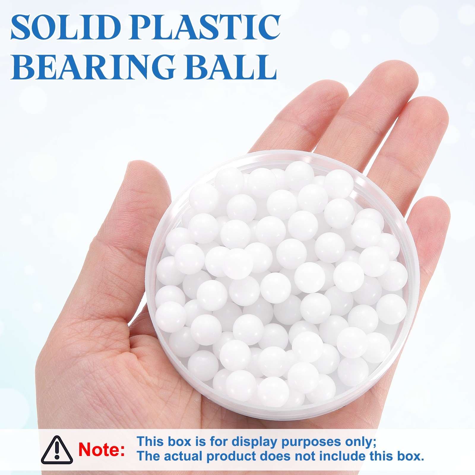 100pcs POM Bearing Balls 8mm Solid Plastic Bearing Ball