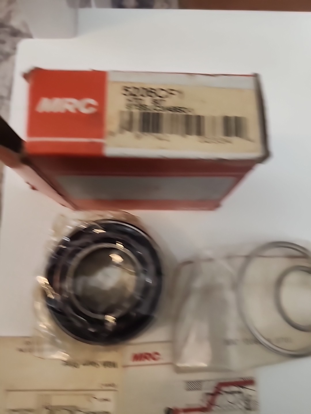 MRC 5206CF1 Angular Bearing 30x62x15/16 mm 5206 CF1 C3 w/Mounting Spacers USA