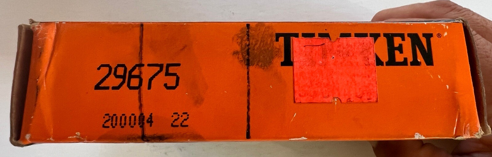 Timken 29675 Taper Bearing Cone&Cup 2-3/4″ ID 4-7/16″ OD 90011 USA NOS