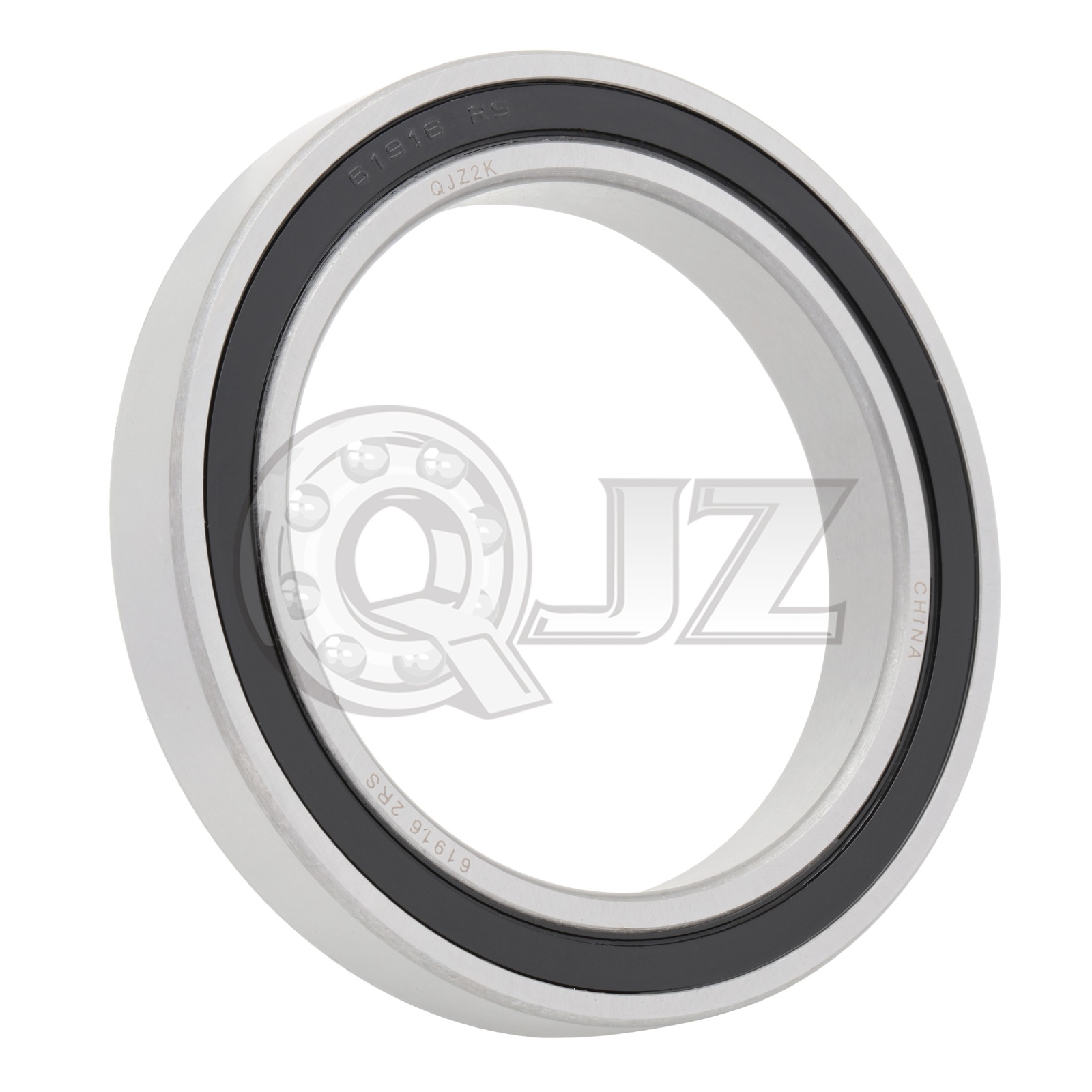 [Qty.8] 6916-2RS Radial/Deep Groove Ball Bearing [80mm ID x 110mm OD x 16mm W]