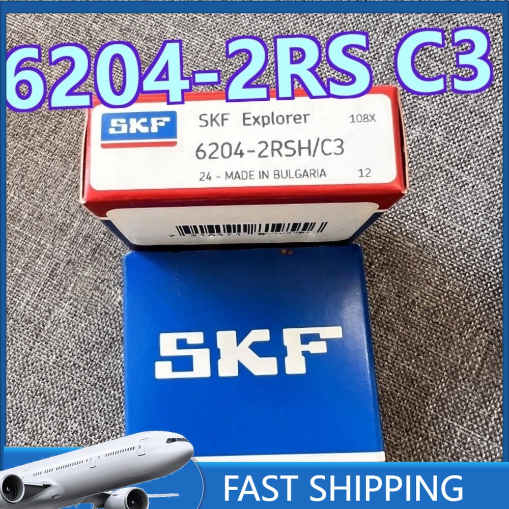 6204-2RS C3 4PCS NEW SKF C3 Rubber Seal Ball Bearing 20x47x14 Fast shipment