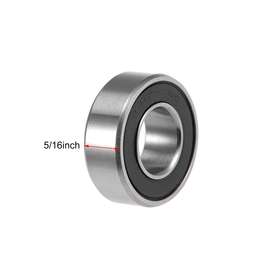 10pcs 1607-2RS Deep Groove Ball Bearing Z2 7/16 x 29/32 x 5/16inch Double Sealed