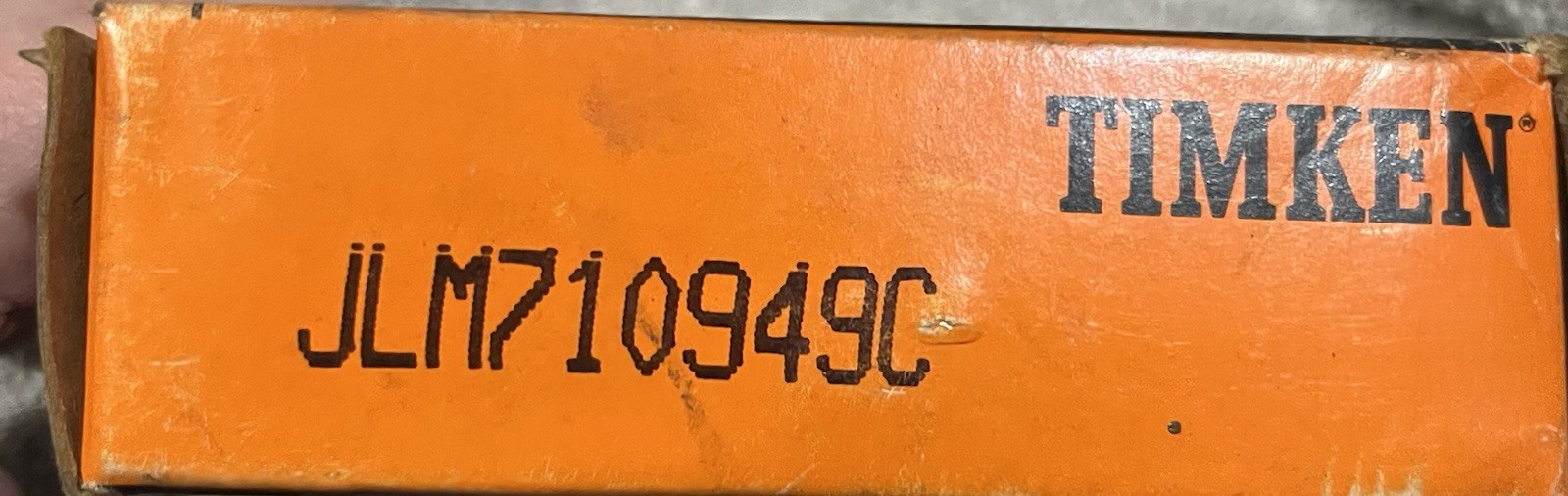 Timken Tapered Roller Bearing JLM710949C 31x96x10.96mm Steel