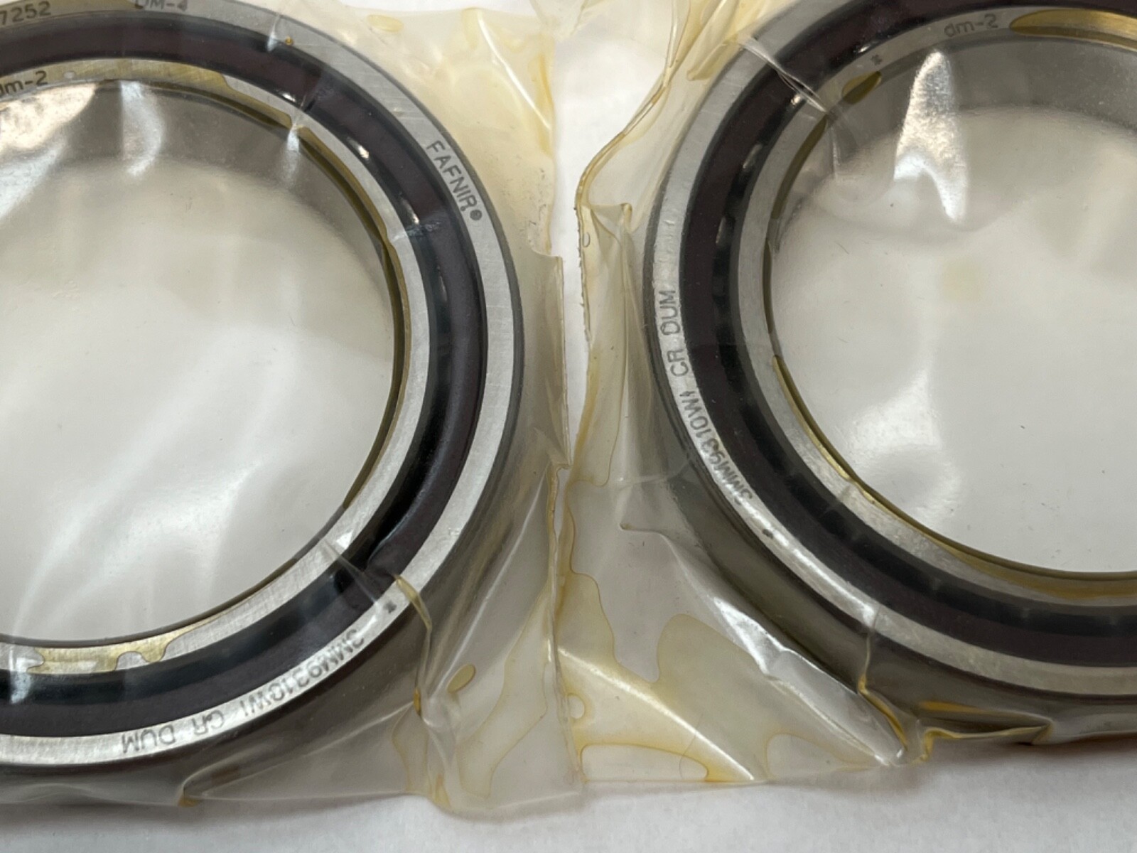Fafnir 3MM9310WI-DUM Bearing 50x72x12 mm 7910-E 3MM 9310 WI CR DUM USA 2 Pcs