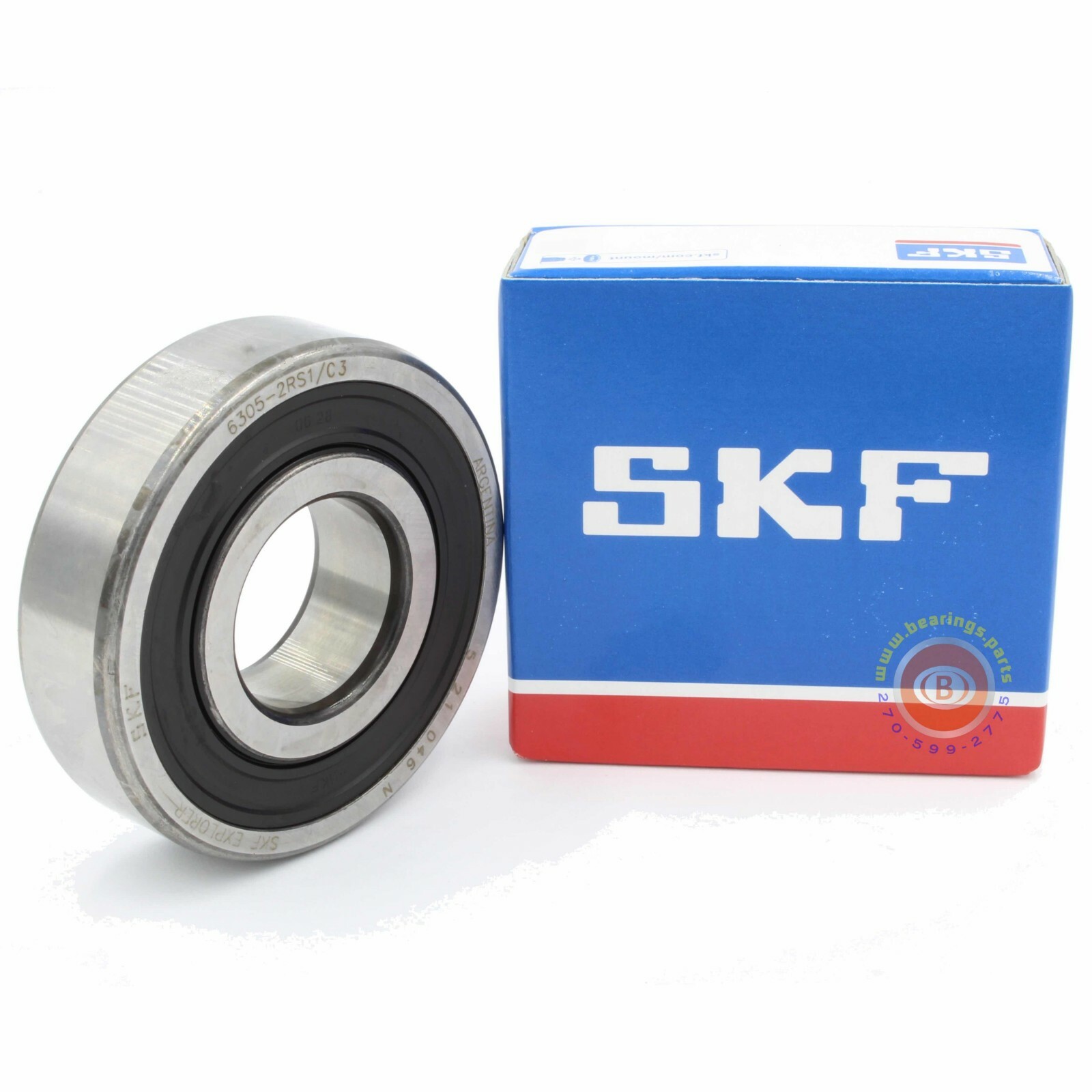 SKF Explorer 6305-2RS1/C3 Roller Bearing NEW IN BOX **Quick Shipping**