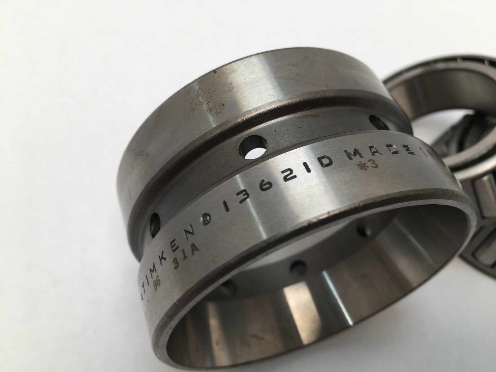 Timken 13687-90019 Double Taper Bearing Cone & Cup 1-1/2″ ID 2-23/32″ OD *3 USA