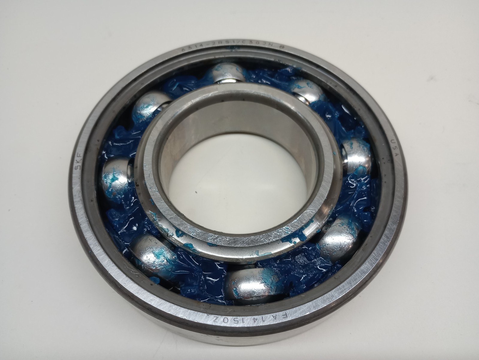 SKF 6314-RS1/C3GJN Deep Groove Single Seal Ball Bearing 150mm x 70mm x 35mm