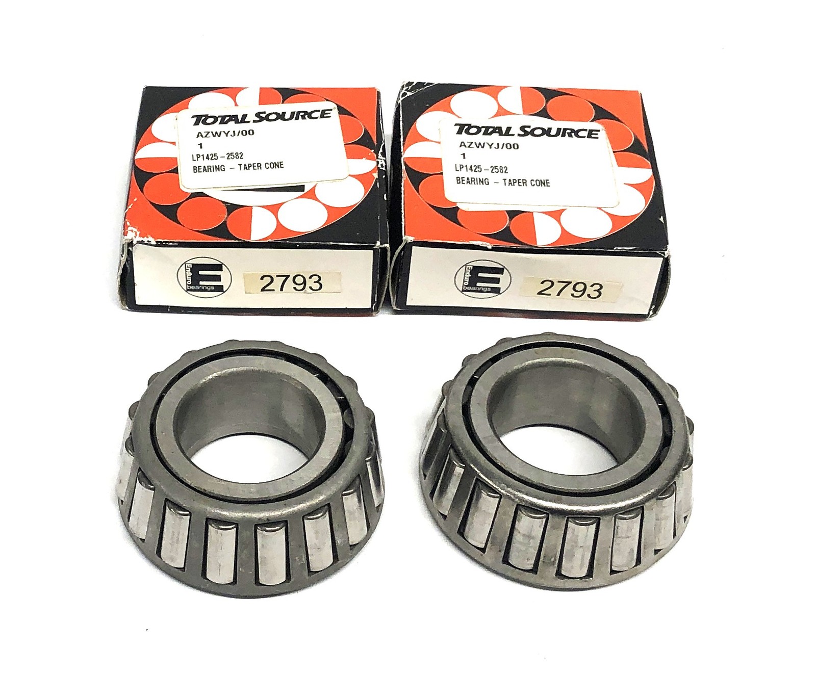 Enduro Tapered Roller Bearing Cone 2793 [Lot of 2] NOS