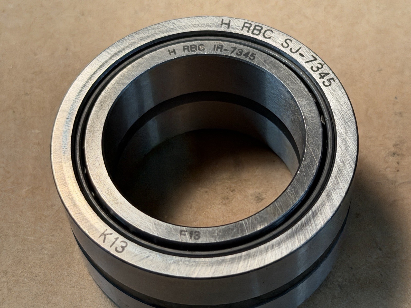 RBC SJ7345 bearing, made in USA. = MR31 + inner Race IR7345