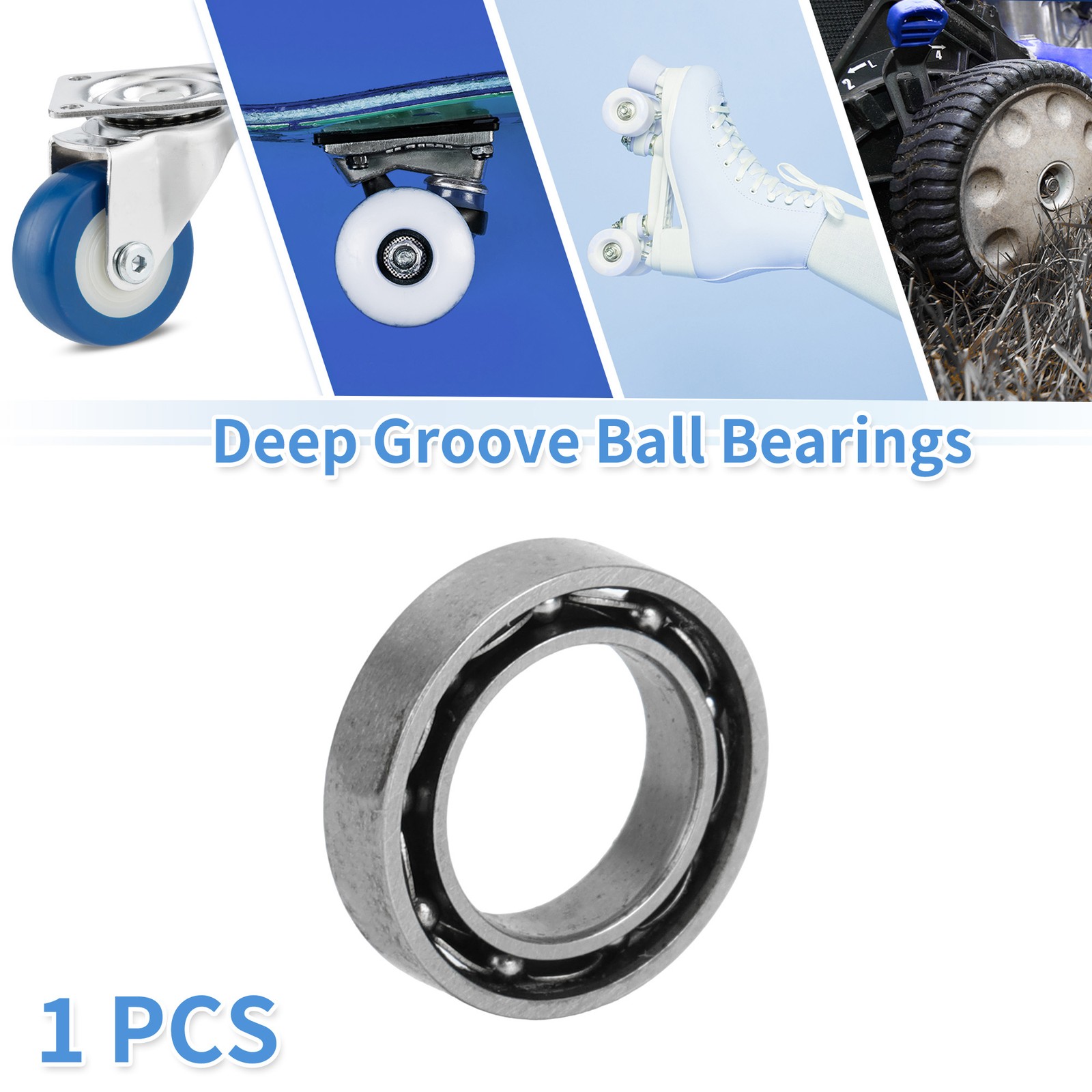 1170 Deep Groove Ball Bearings 7x11x2.5mm 1 Pc Scooter Skateboard Wheel
