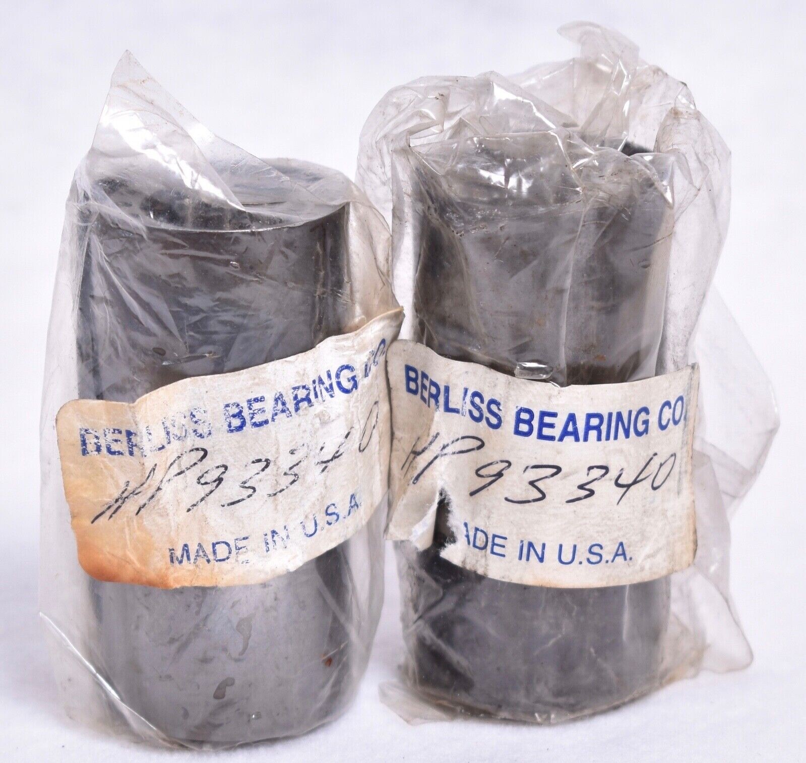 2 Count Berliss Roller Bearings Split Outer Races HP93340