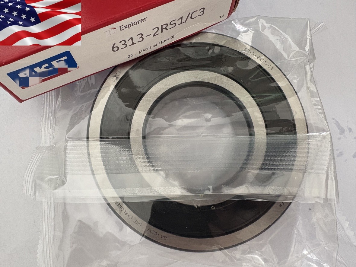65x140x33mm Bearing For SKF 6313 2RS1/C3 DEEP GROOVE BALL BEARING, RUBBER SEALED