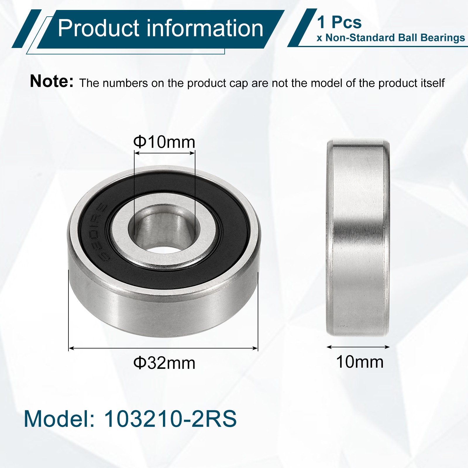 10mmx32mx10mm 103210-2RS Non-Standard Ball Bearings INDUSTRIAL Bearing