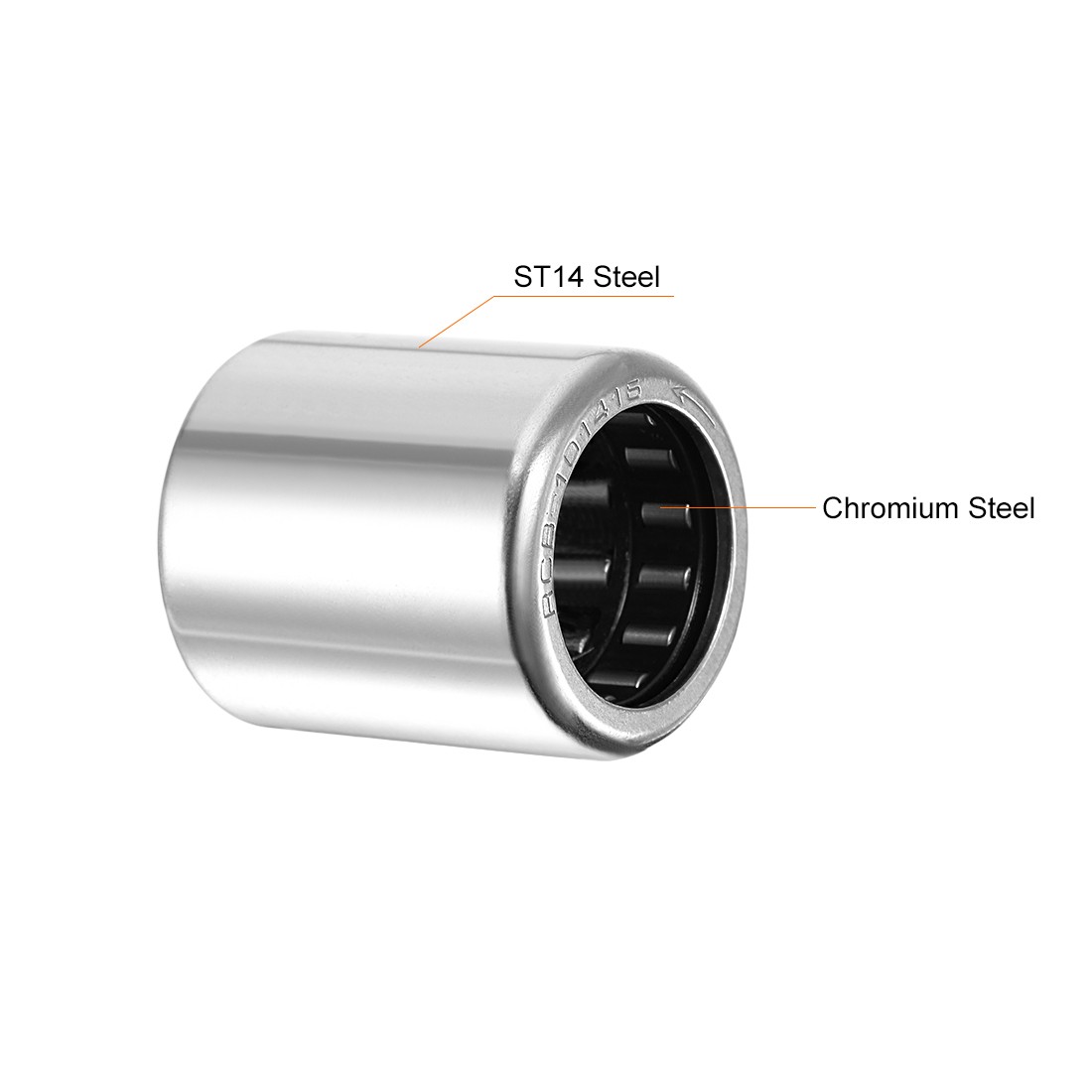 2pcs RCB101416 Needle Roller Bearings 5/8″ Bore 7/8″ OD 1″ Width DIY