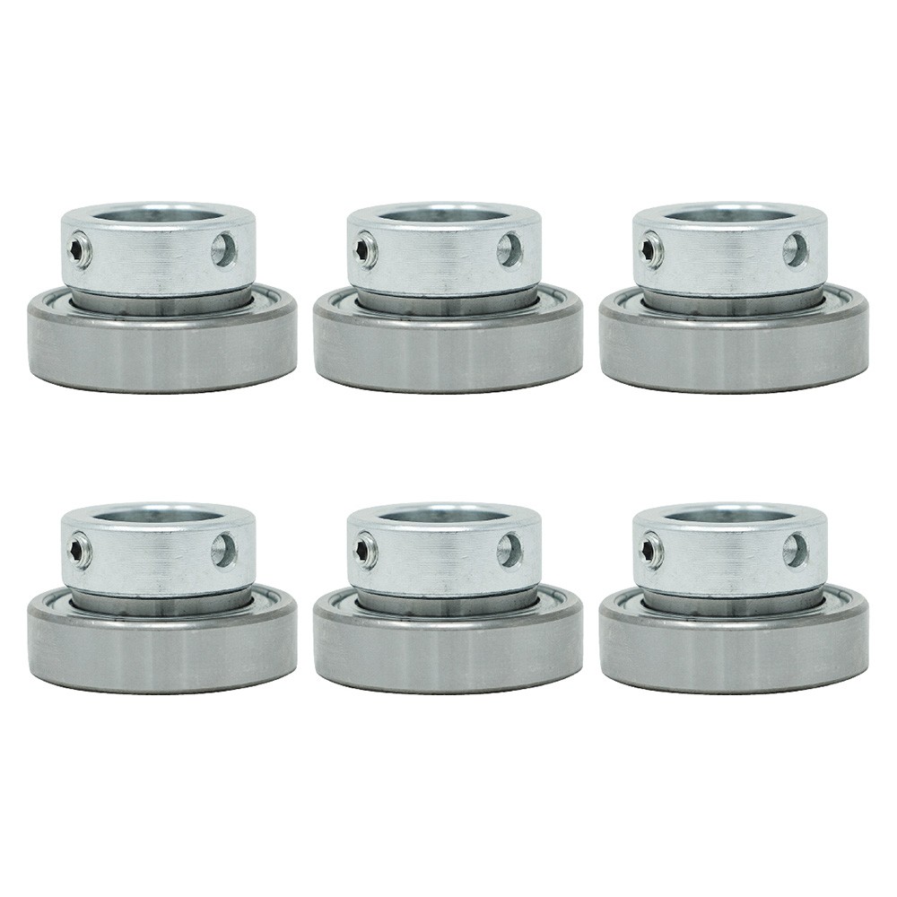 CSA205-16 Insert Bearing 1″ Bore, Cylindrical OD, Eccentric Lock Collar (Qty 6)